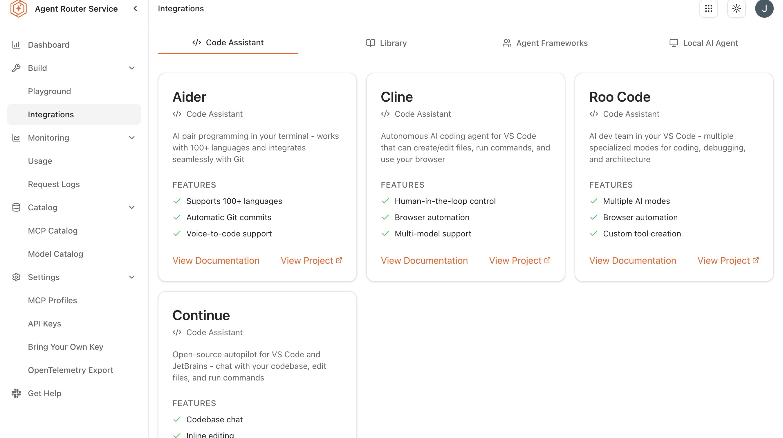 Integrations