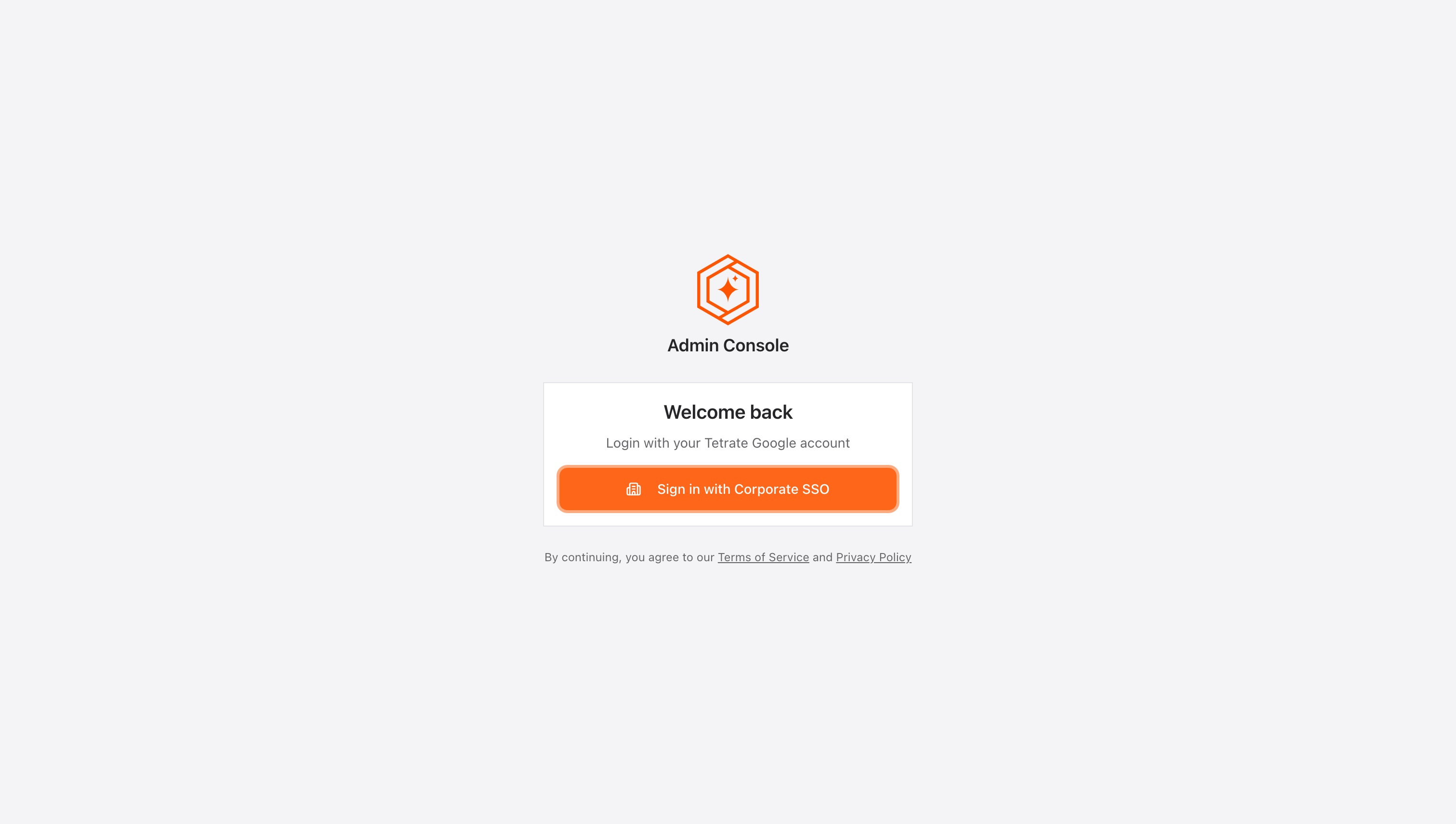 Sign in with SSO